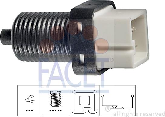 FACET 7.1091 - Bremžu signāla slēdzis www.autospares.lv