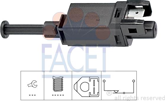 FACET 7.1055 - Bremžu signāla slēdzis www.autospares.lv