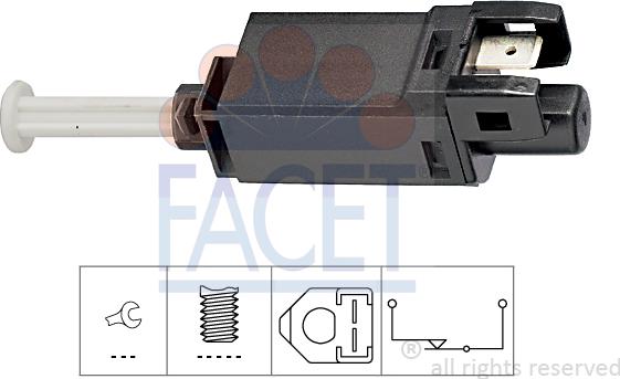 FACET 7.1056 - Bremžu signāla slēdzis www.autospares.lv