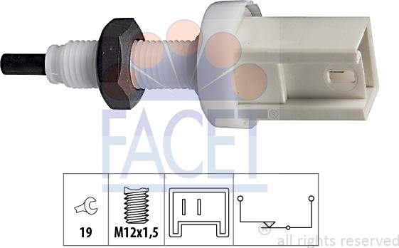 FACET 7.1066 - Bremžu signāla slēdzis www.autospares.lv