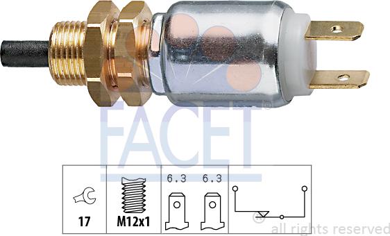 FACET 7.1014 - Bremžu signāla slēdzis www.autospares.lv