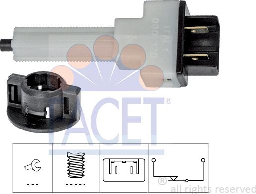 FACET 7.1080 - Bremžu signāla slēdzis www.autospares.lv