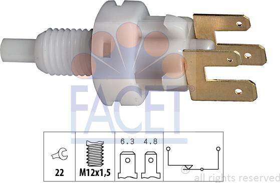 FACET 7.1083 - Bremžu signāla slēdzis www.autospares.lv