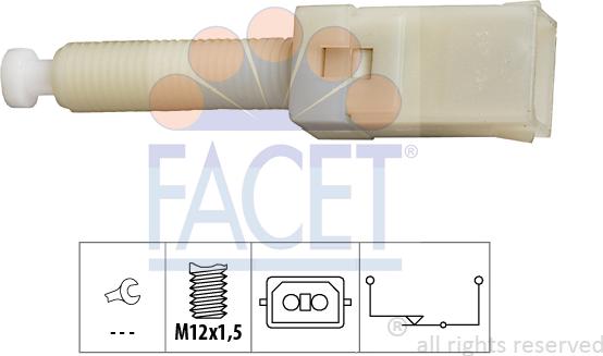 FACET 7.1087 - Bremžu signāla slēdzis www.autospares.lv