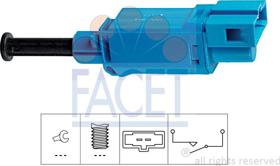 FACET 7.1142 - Bremžu signāla slēdzis www.autospares.lv