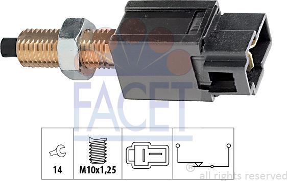 FACET 7.1169 - Bremžu signāla slēdzis autospares.lv