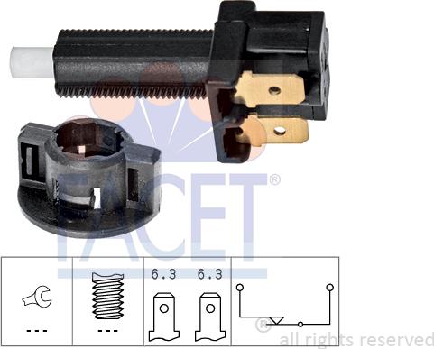 FACET 7.1112 - Bremžu signāla slēdzis autospares.lv