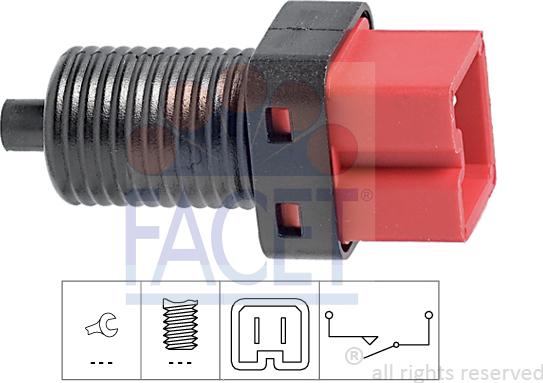 FACET 7.1184 - Bremžu signāla slēdzis www.autospares.lv