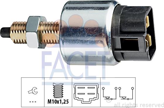 FACET 7.1128 - Bremžu signāla slēdzis www.autospares.lv