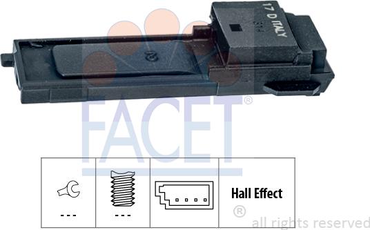 FACET 7.1314 - Slēdzis, Sajūga vadība (Tempomat) www.autospares.lv