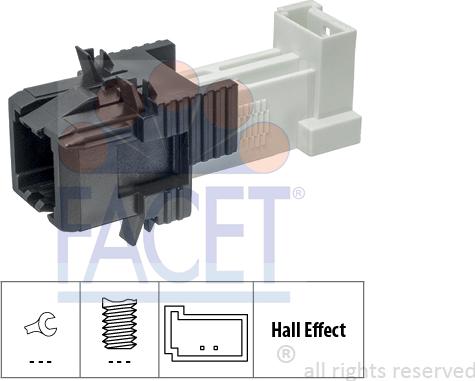 FACET 7.1312 - Bremžu signāla slēdzis www.autospares.lv