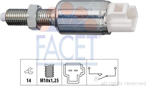 FACET 7.1259 - Slēdzis, Sajūga vadība (Tempomat) autospares.lv