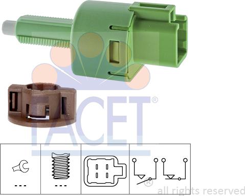 FACET 7.1254 - Bremžu signāla slēdzis autospares.lv