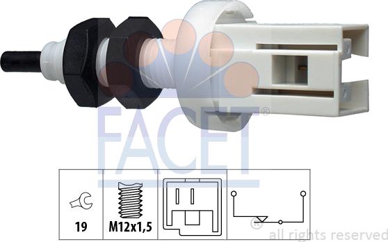 FACET 7.1250 - Bremžu signāla slēdzis www.autospares.lv