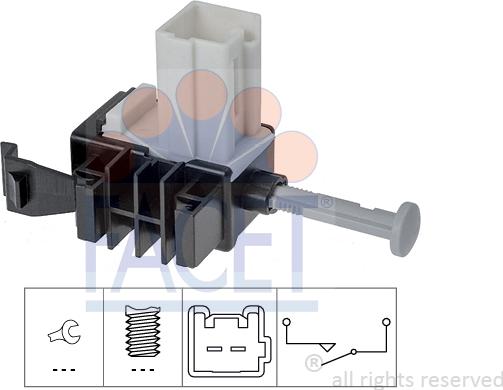 FACET 7.1266 - Slēdzis, Sajūga vadība (Tempomat) www.autospares.lv