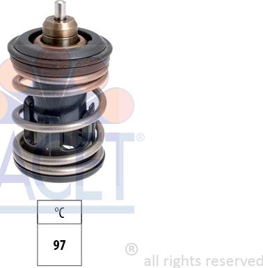 FACET 7.8999S - Termostats, Dzesēšanas šķidrums www.autospares.lv