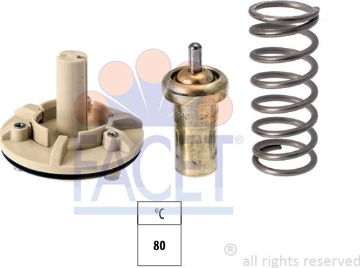 FACET 7.8689S - Termostats, Dzesēšanas šķidrums www.autospares.lv