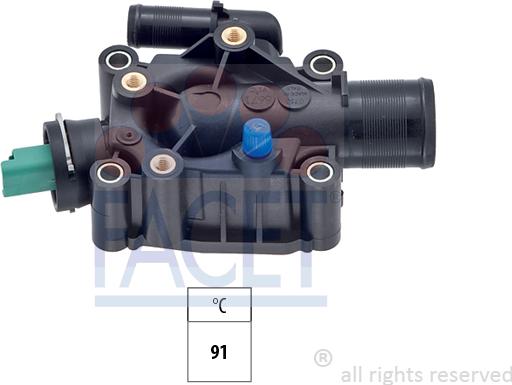 FACET 7.8671 - Termostats, Dzesēšanas šķidrums autospares.lv