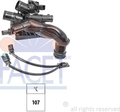 FACET 7.8865 - Termostats, Dzesēšanas šķidrums www.autospares.lv