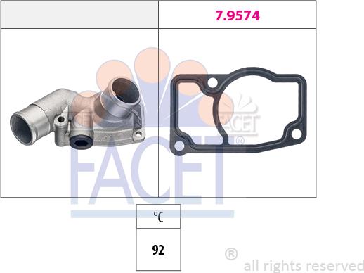 FACET 7.8832 - Termostats, Dzesēšanas šķidrums autospares.lv