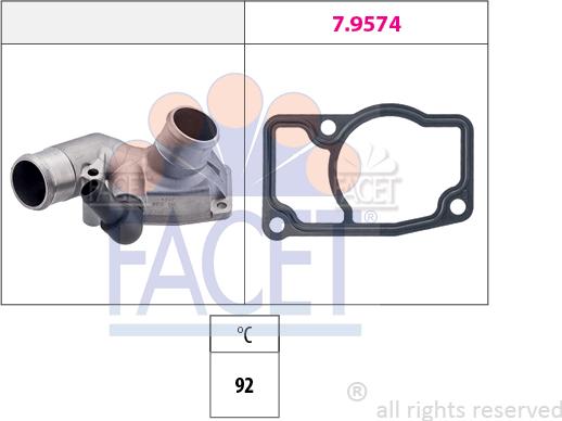 FACET 7.8347 - Termostats, Dzesēšanas šķidrums autospares.lv