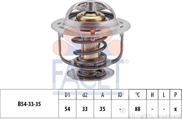 FACET 7.8248S - Termostats, Dzesēšanas šķidrums www.autospares.lv