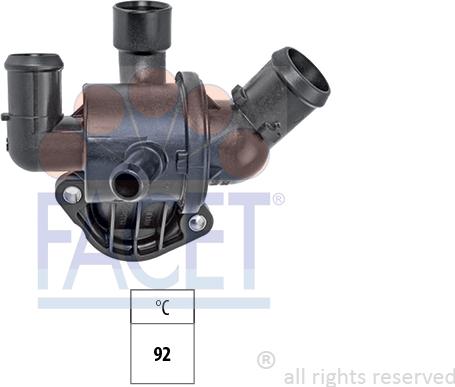 FACET 7.8791 - Termostats, Dzesēšanas šķidrums www.autospares.lv