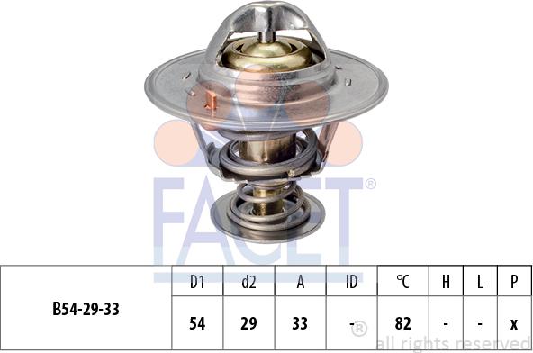 FACET 7.8797S - Термостат охлаждающей жидкости / корпус www.autospares.lv