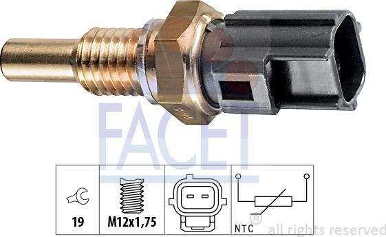 FACET 7.3294 - Devējs, Dzesēšanas šķidruma temperatūra www.autospares.lv