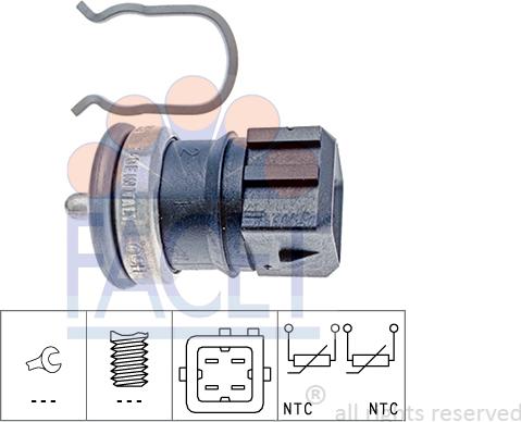 FACET 7.3251 - Devējs, Dzesēšanas šķidruma temperatūra www.autospares.lv