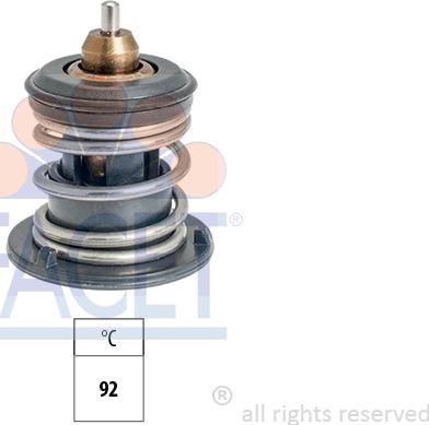 FACET 7.7964S - Термостат охлаждающей жидкости / корпус www.autospares.lv