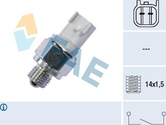 FAE 40592 - Slēdzis, Atpakaļgaitas signāla lukturis www.autospares.lv