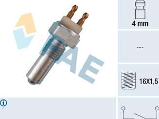 FAE 40260 - Slēdzis, Atpakaļgaitas signāla lukturis www.autospares.lv