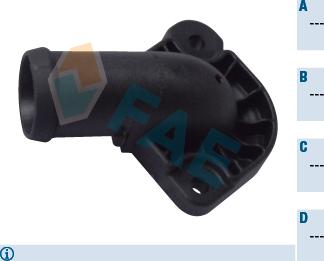 FAE 54381 - Фланец охлаждающей жидкости www.autospares.lv