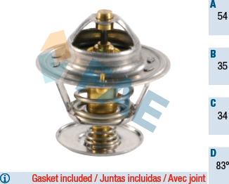 FAE 5304383 - Coolant thermostat / housing www.autospares.lv