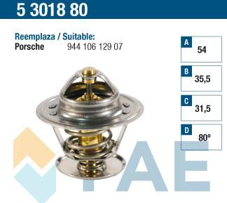 FAE 5301880 - Termostats, Dzesēšanas šķidrums autospares.lv