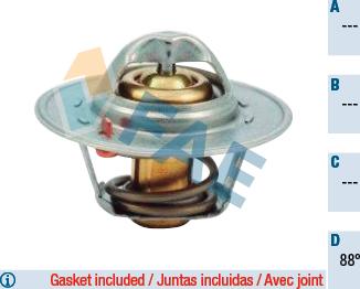 FAE 5308388 - Coolant thermostat / housing www.autospares.lv