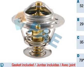 FAE 5307379 - Coolant thermostat / housing www.autospares.lv