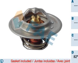 FAE 5315082 - Coolant thermostat / housing www.autospares.lv