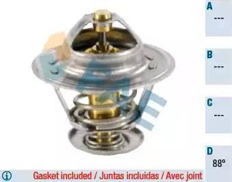 FAE 5339088 - Coolant thermostat / housing www.autospares.lv