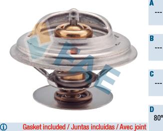 FAE 5335680 - Coolant thermostat / housing www.autospares.lv