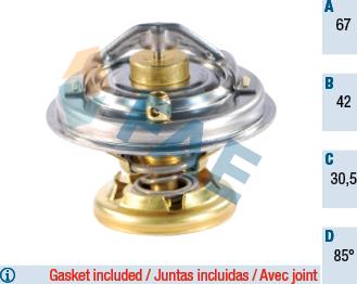 FAE 5320485 - Coolant thermostat / housing www.autospares.lv