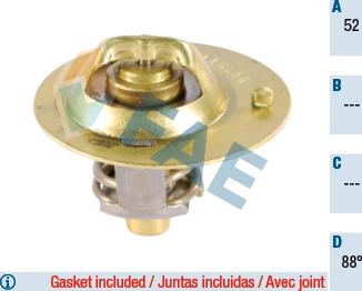 FAE 5320588 - Coolant thermostat / housing www.autospares.lv