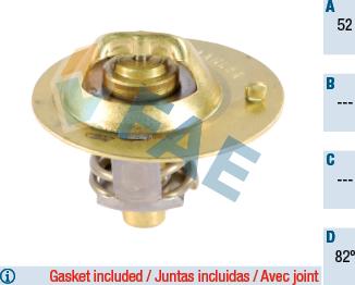 FAE 5320582 - Coolant thermostat / housing www.autospares.lv