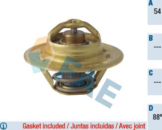 FAE 5321188 - Coolant thermostat / housing www.autospares.lv