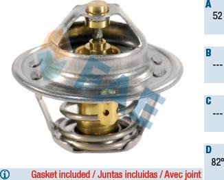 FAE 5204582 - Coolant thermostat / housing www.autospares.lv