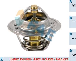 FAE 5204783 - Coolant thermostat / housing www.autospares.lv