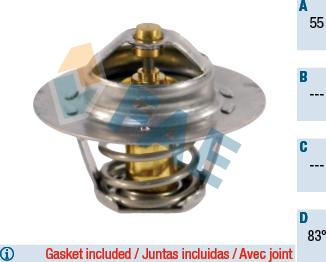 FAE 5205383 - Coolant thermostat / housing www.autospares.lv