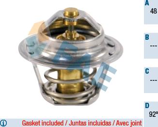 FAE 5202992 - Coolant thermostat / housing www.autospares.lv