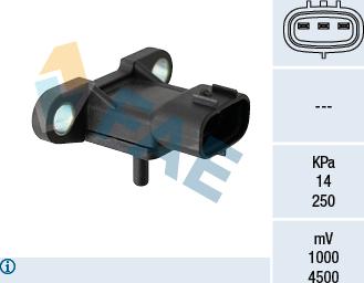 FAE 15153 - Devējs, Pūtes spiediens www.autospares.lv